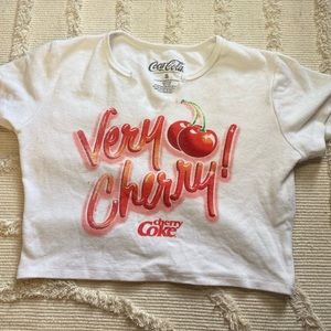 Coke very cherry crop top!